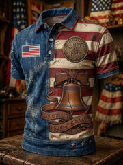 Men's Independence Day Print Polo