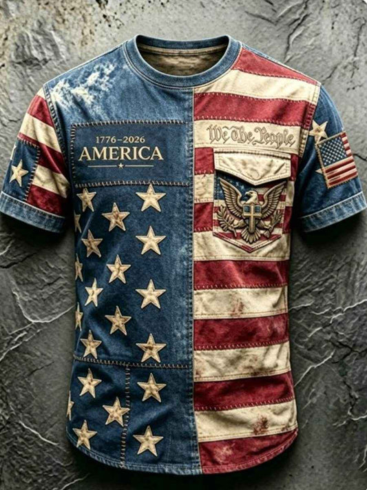 Men's 250Th Anniversary National Faith Print Tee
