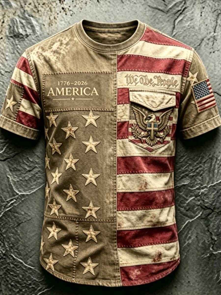 Men's 250Th Anniversary National Faith Print Tee