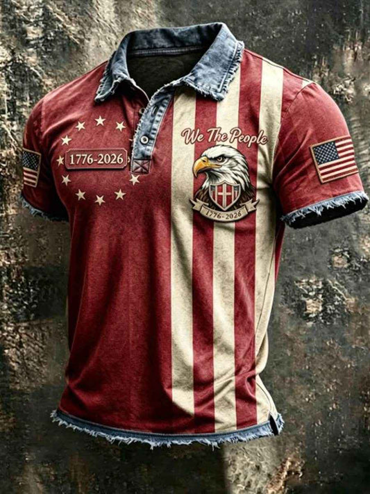 Men's 250Th Anniversary National Faith Print Shirt