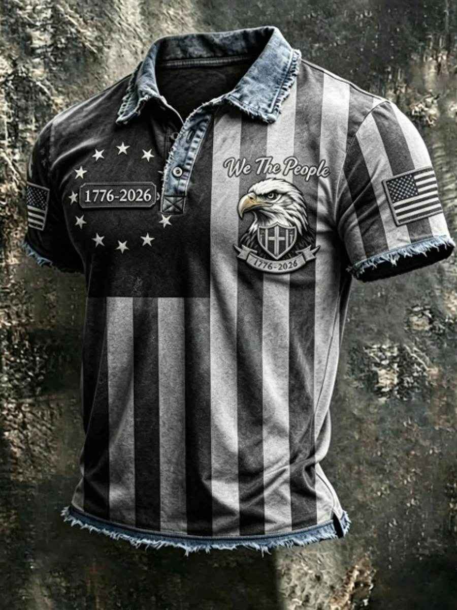Men's 250Th Anniversary National Faith Print Shirt