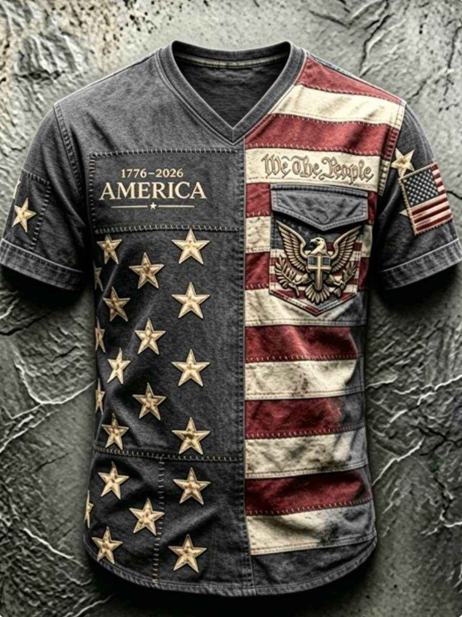 Men's 250Th Anniversary National Faith Print Tee