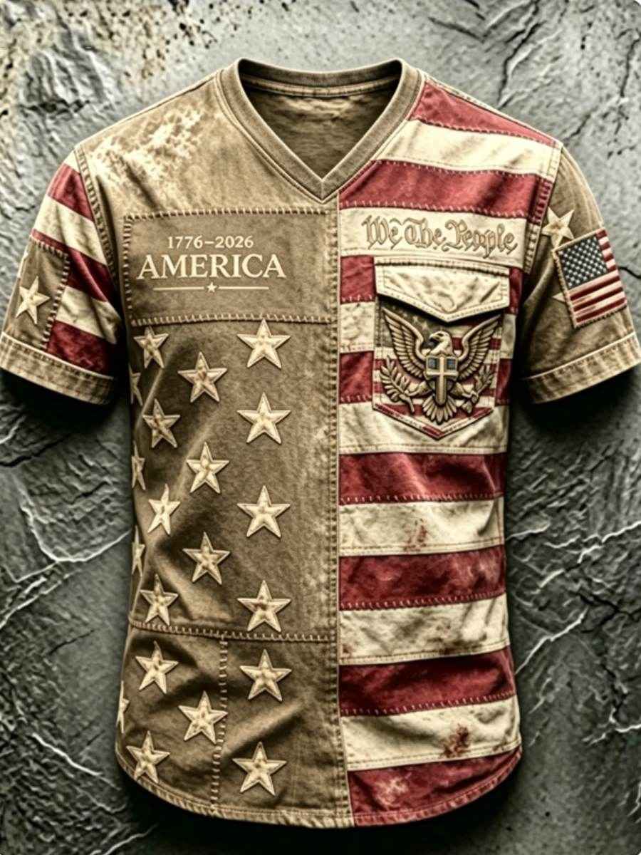 Men's 250Th Anniversary National Faith Print Tee