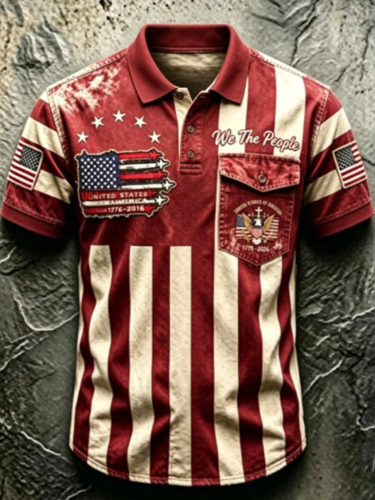Men'S 250Th Anniversary National Faith Print Shirt gracestitchs