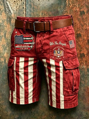 Men's 250Th Anniversary National Faith Print shorts gracestitchs