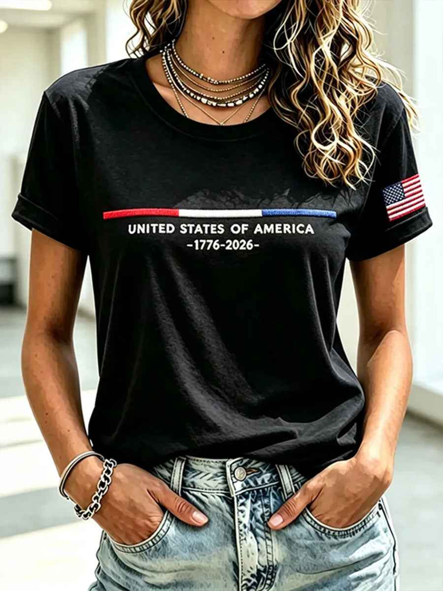 Women's United States 1776-2026 Short-sleeved T-shirt