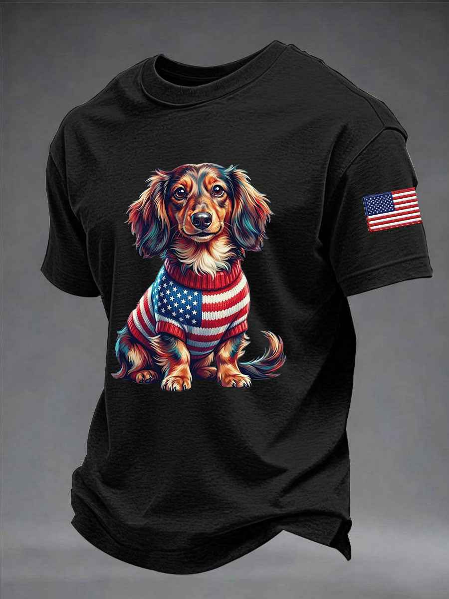 Men's Dachshund Short-sleeved T-shirt