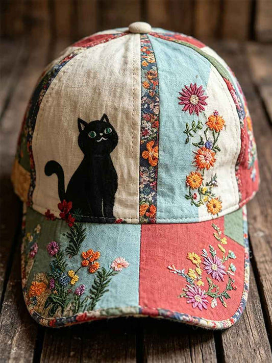 Cat Art Print Casual Unisex Hat