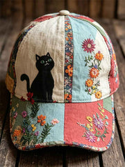 Cat Art Print Casual Unisex Hat