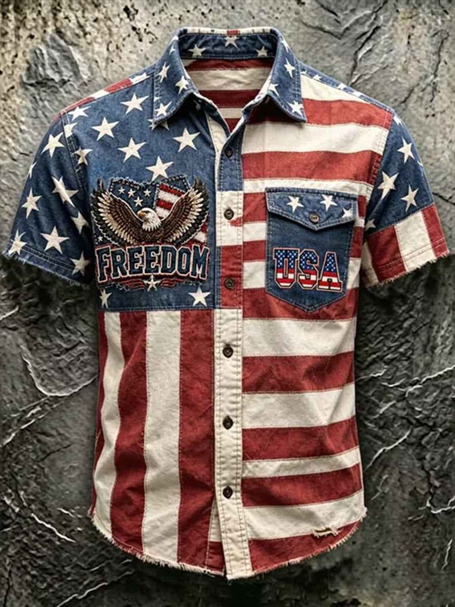 Men's UAS FLAG Short Sleeve Shirt