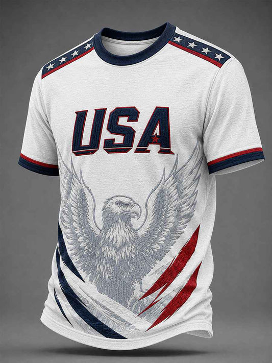 Men's Gift For Soccer Fans Print Casual Tee