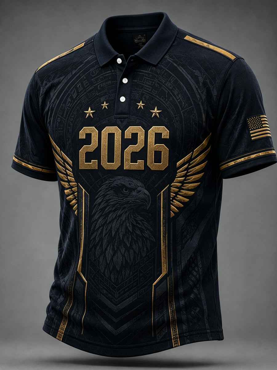 Men's Gift For Soccer Fans Print Casual Polo