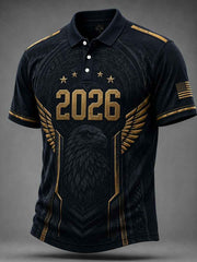 Men's Gift For Soccer Fans Print Casual Polo