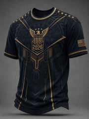 Men's Gift For Soccer Fans Print Casual Tee