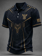 Men's Gift For Soccer Fans Print Casual Polo