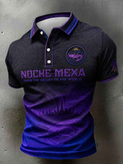 Men's Mexico Proud Art Printed Casual Tops