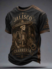 Men's Mexico Charro Pride Jalisco Printed T-shirt