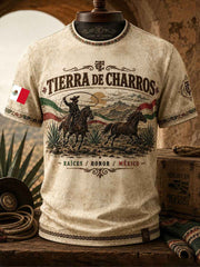 Men's Mexico Charro Pride Jalisco Printed T-shirt