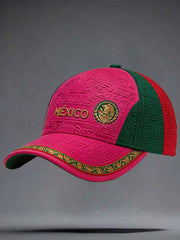 Unisex Mexico Football Lover Art Printed Hat gracestitchs