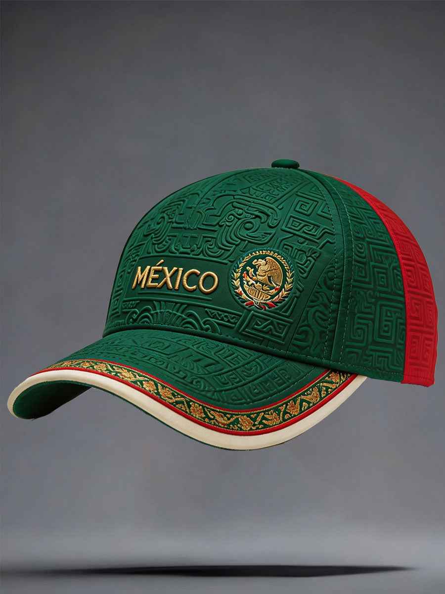 Unisex Mexico Football Lover Art Printed Hat gracestitchs