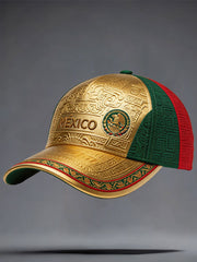 Unisex Mexico Football Lover Art Printed Hat gracestitchs