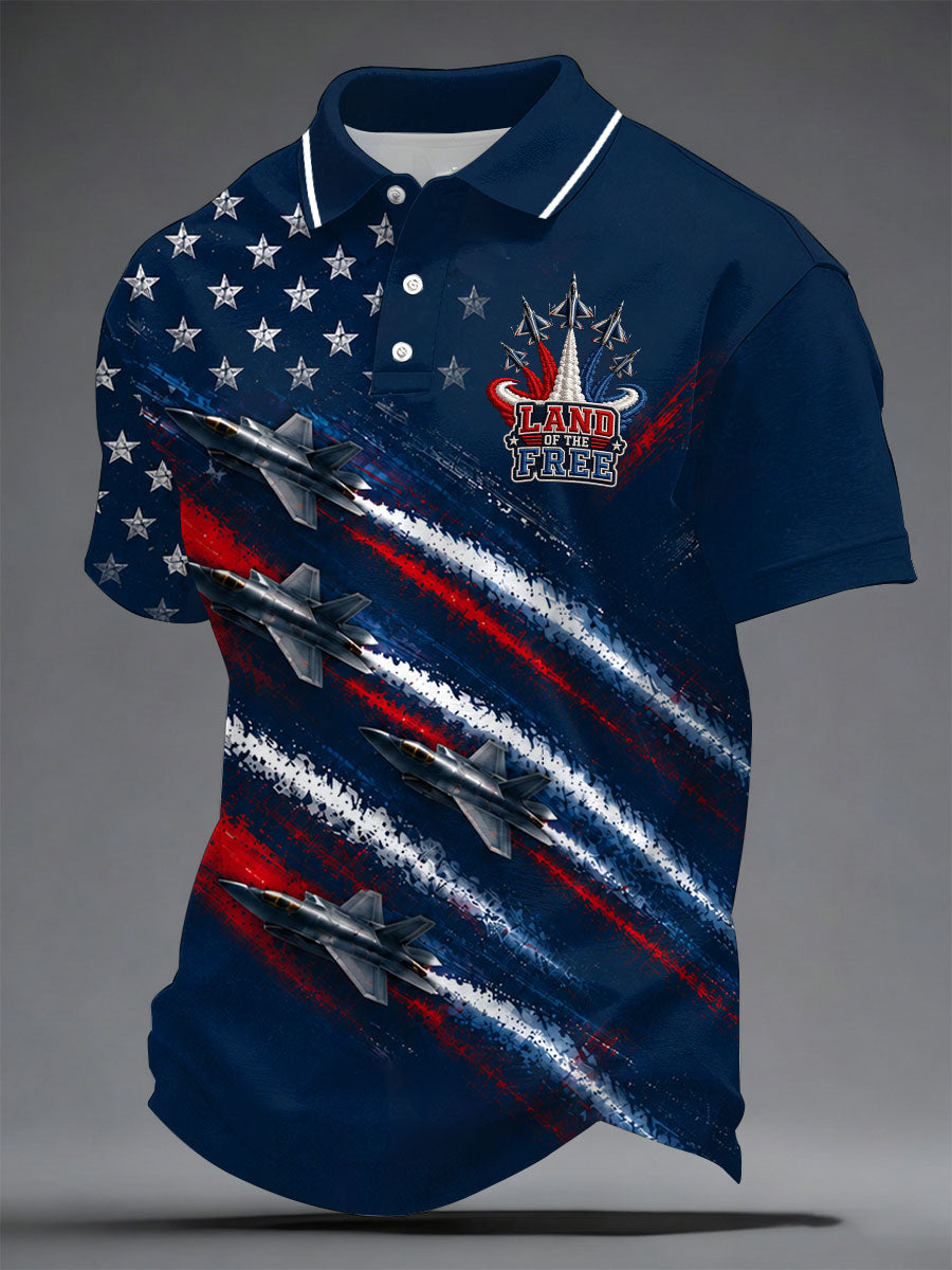 Men's USA 1776-2026 Printed Casual Top gracestitchs