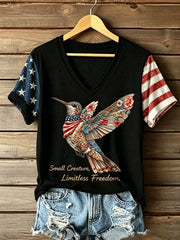 Women's Small Creature Limitless Freedom Short-sleeved T-shirt gracestitchs