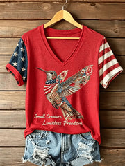 Women's Small Creature Limitless Freedom Short-sleeved T-shirt gracestitchs