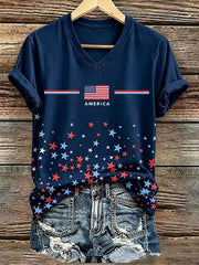 Women's Independence Day Short-sleeved T-shirt gracestitchs