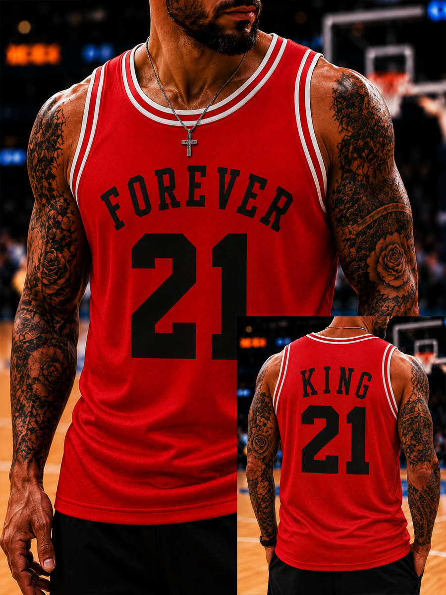 Men's Basketball Lovers Casual Tank Top gracestitchs