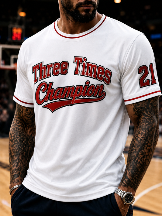 Men's Stacey King short sleeves t-shirt gracestitchs