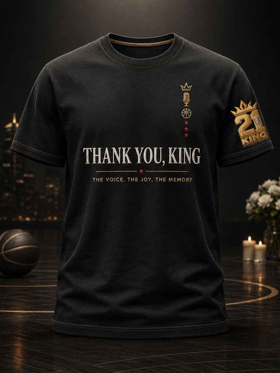 Men's Chicago King Basketball Lover Printed T-shirt