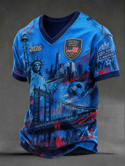 Men's American Football 2026 V-Neck T-Shirts