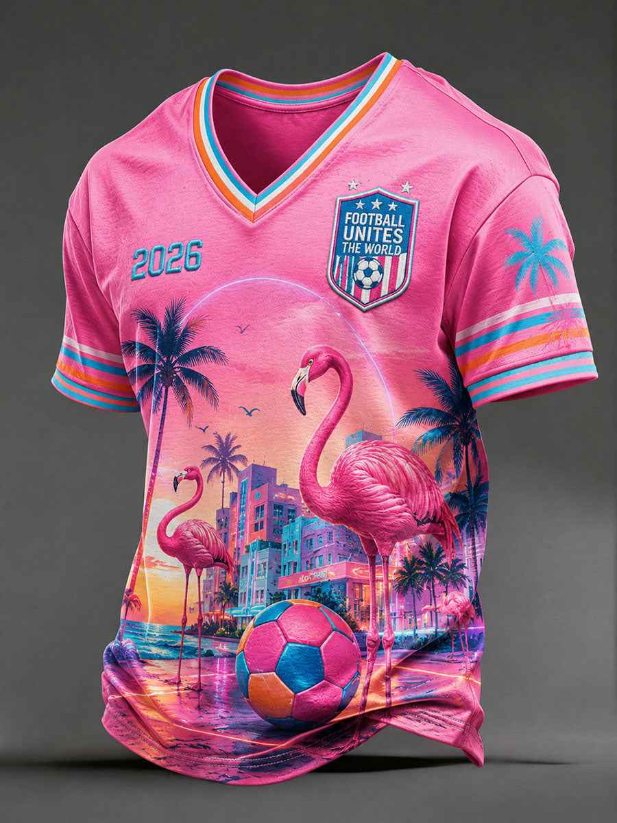 Men's American Football 2026 V-Neck T-Shirts