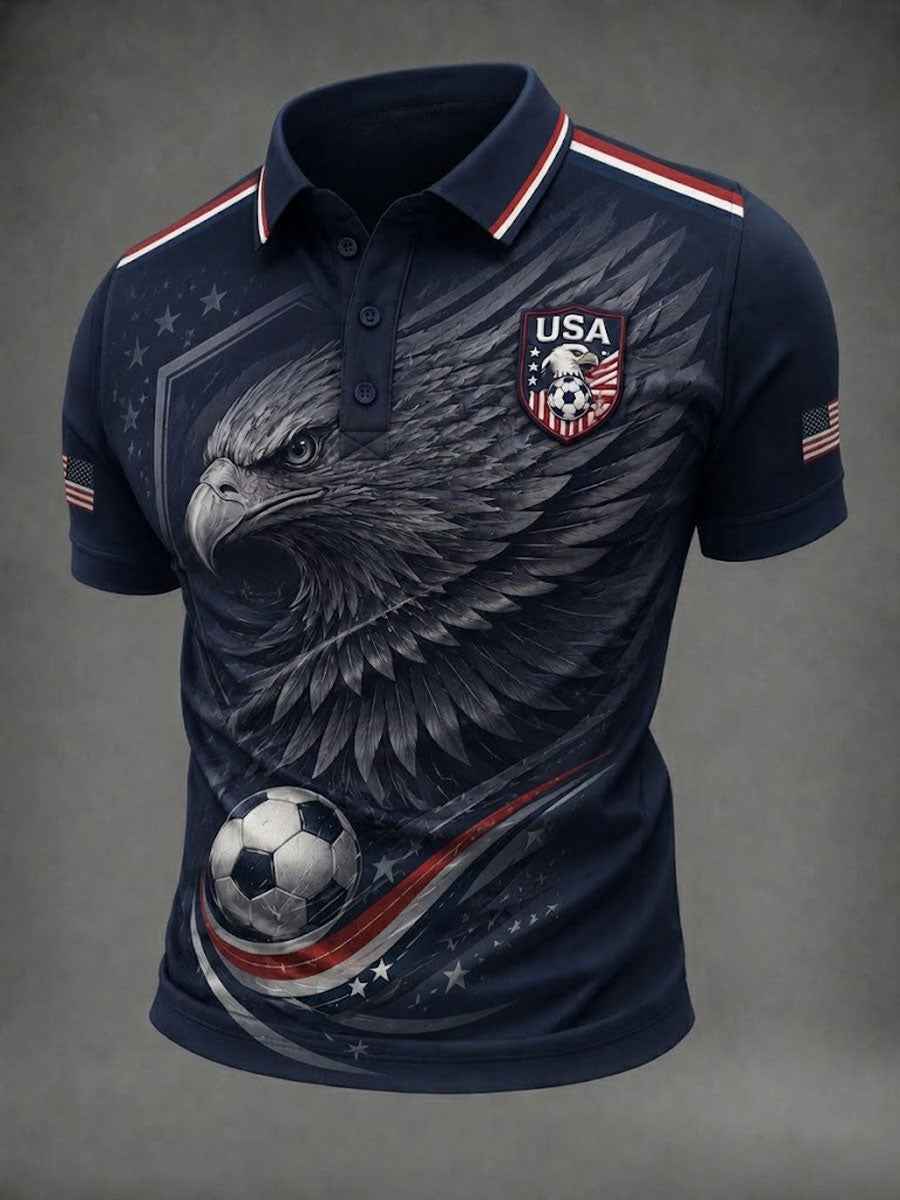 Men's USA Football Printed Shirt