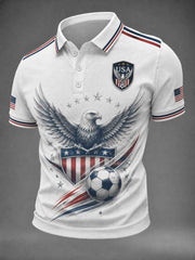 Men's USA Football Printed Shirt