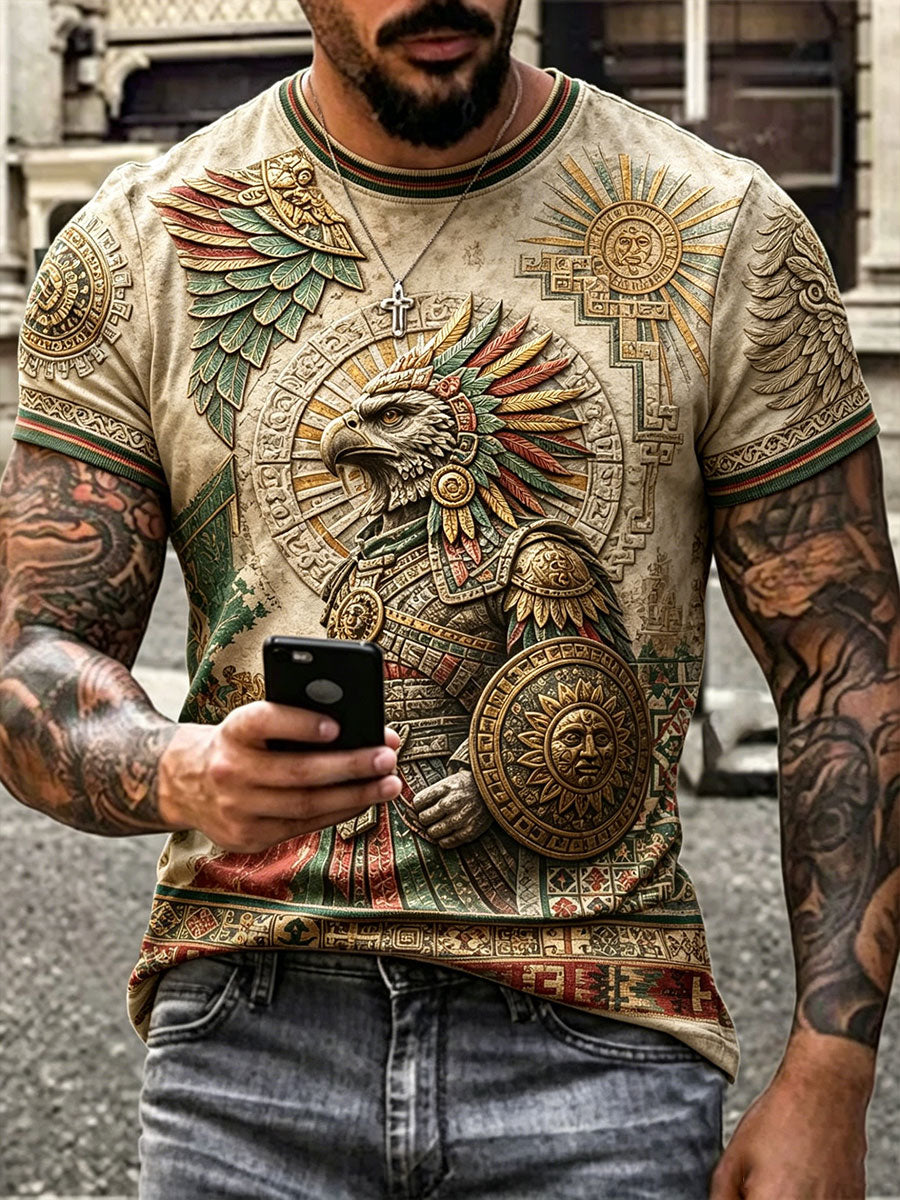 Men's Mexico Pride Art Printed T-shirts gracestitchs