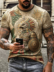 Men's Mexico Pride Art Printed T-shirts gracestitchs