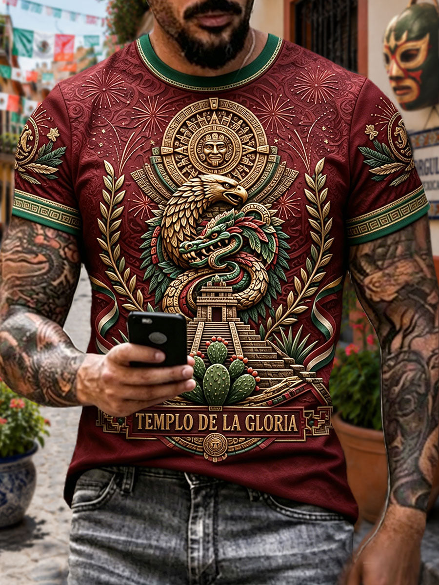 Men's Mexico Art Printed T-shirt gracestitchs