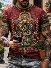 Men's Mexico Art Printed T-shirt gracestitchs