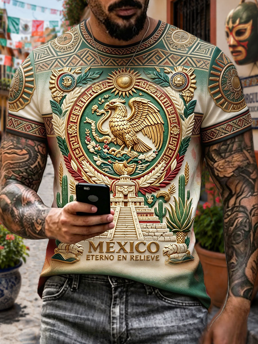 Men's Mexico Art Printed T-shirt gracestitchs