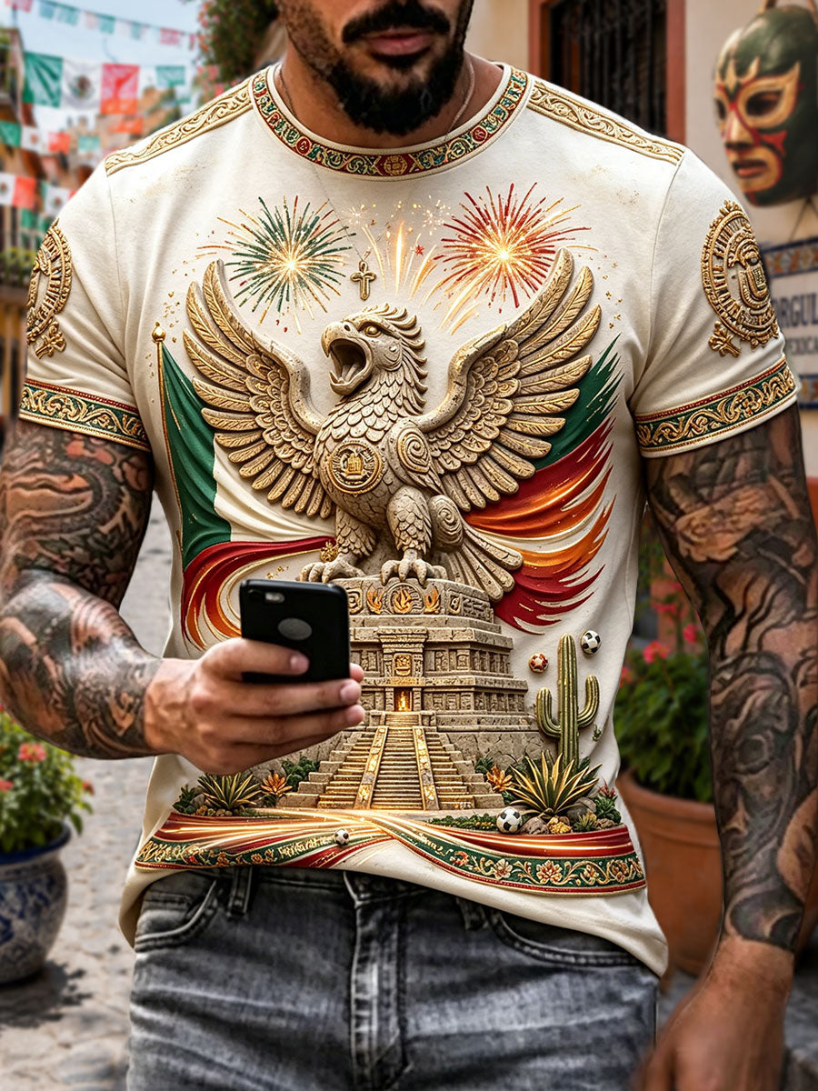 Men's Mexico Art Printed T-shirt gracestitchs