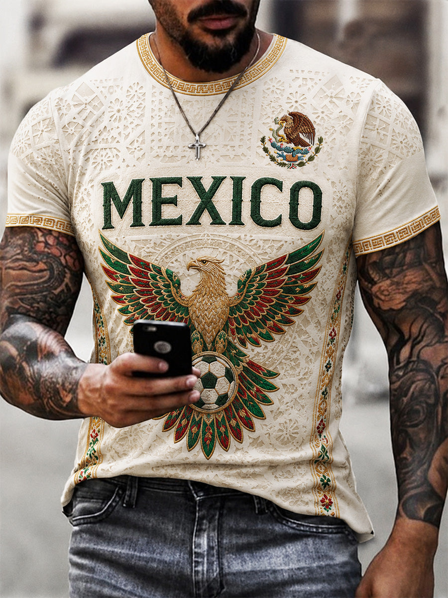 Men's Gift For Football Fans Print Casual Tee gracestitchs