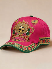 Unisex Mexico Football Lover Art Printed Hat gracestitchs