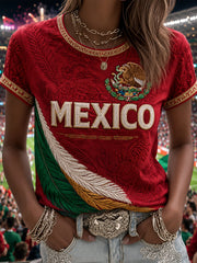 Women's Gift For Football Fans Print Casual Tee gracestitchs