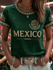 Women's Gift For Football Fans Print Casual Tee gracestitchs