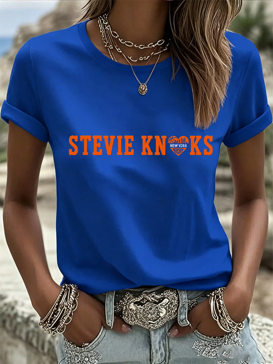 Women's Gift For Basketball Fans Print Casual Tee gracestitchs