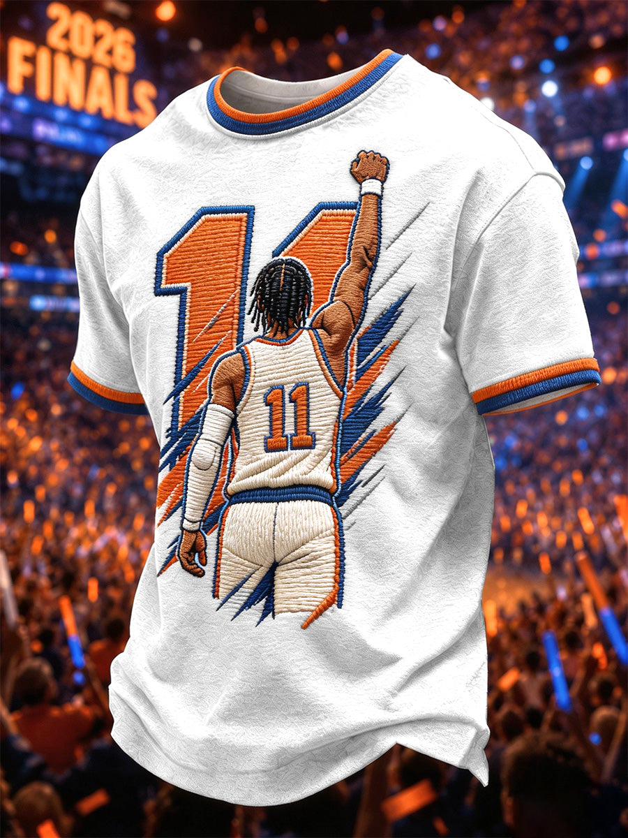 Men's Gift For Basketball Fans Print Casual Tee gracestitchs