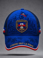 Haiti Soccer Unisex Hats gracestitchs