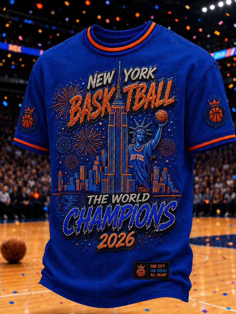Men's Classic Basketball Fan Graphic Short Sleeve T-shirt gracestitchs